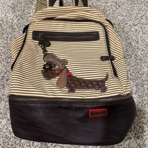 Chala Brown and Tan Textured Bag